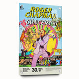 Retro Wall Art - Roger Chapman Concert Poster 1981 Vintage Art