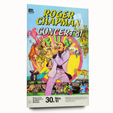 Retro Wall Art - Roger Chapman Concert Poster 1981 Vintage Art