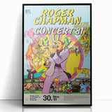 Retro Wall Art - Roger Chapman Concert Poster 1981 Vintage Art