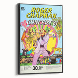 Retro Wall Art - Roger Chapman Concert Poster 1981 Vintage Art