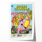 Retro Wall Art - Roger Chapman Concert Poster 1981 Vintage Art