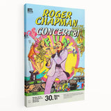 Retro Wall Art - Roger Chapman Concert Poster 1981 Vintage Art