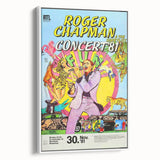 Retro Wall Art - Roger Chapman Concert Poster 1981 Vintage Art