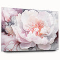 Soft Bloom Elegance - Modern Living Room Canvas Wall Art