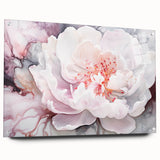 Soft Bloom Elegance - Modern Living Room Canvas Wall Art