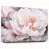 Soft Bloom Elegance - Modern Living Room Canvas Wall Art