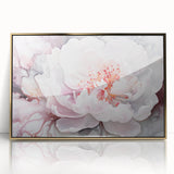Soft Bloom Elegance - Modern Living Room Canvas Wall Art