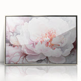 Soft Bloom Elegance - Modern Living Room Canvas Wall Art