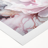 Soft Bloom Elegance - Modern Living Room Canvas Wall Art