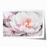 Soft Bloom Elegance - Modern Living Room Canvas Wall Art