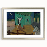 Expressionist Art - The Yard by Cyprián Majerník Wall Décor