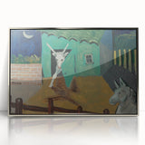 Expressionist Art - The Yard by Cyprián Majerník Wall Décor