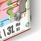 Retro Wall Art - Roger Chapman Mango Crazy Concert Poster 1983