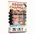 Retro Wall Art - Roger Chapman Mango Crazy Concert Poster 1983