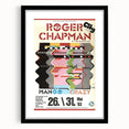 Retro Wall Art - Roger Chapman Mango Crazy Concert Poster 1983