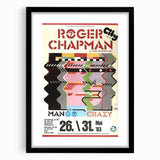 Retro Wall Art - Roger Chapman Mango Crazy Concert Poster 1983