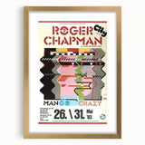 Retro Wall Art - Roger Chapman Mango Crazy Concert Poster 1983