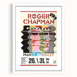 Retro Wall Art - Roger Chapman Mango Crazy Concert Poster 1983