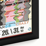 Retro Wall Art - Roger Chapman Mango Crazy Concert Poster 1983