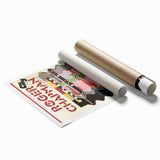 Retro Wall Art - Roger Chapman Mango Crazy Concert Poster 1983