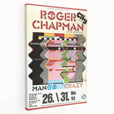 Retro Wall Art - Roger Chapman Mango Crazy Concert Poster 1983