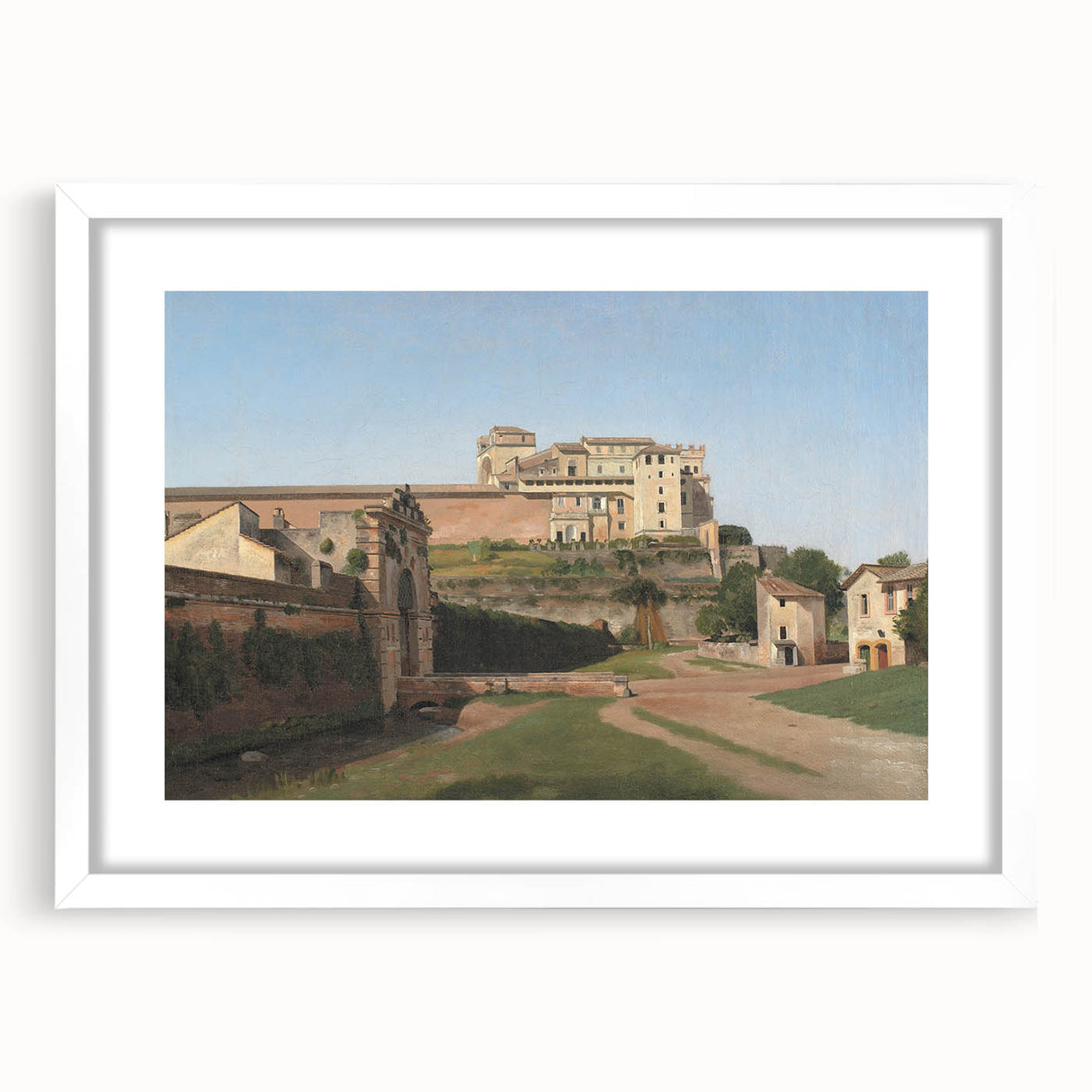 Porta Angelica View - Romanticism Landscape by C.W. Eckersberg
