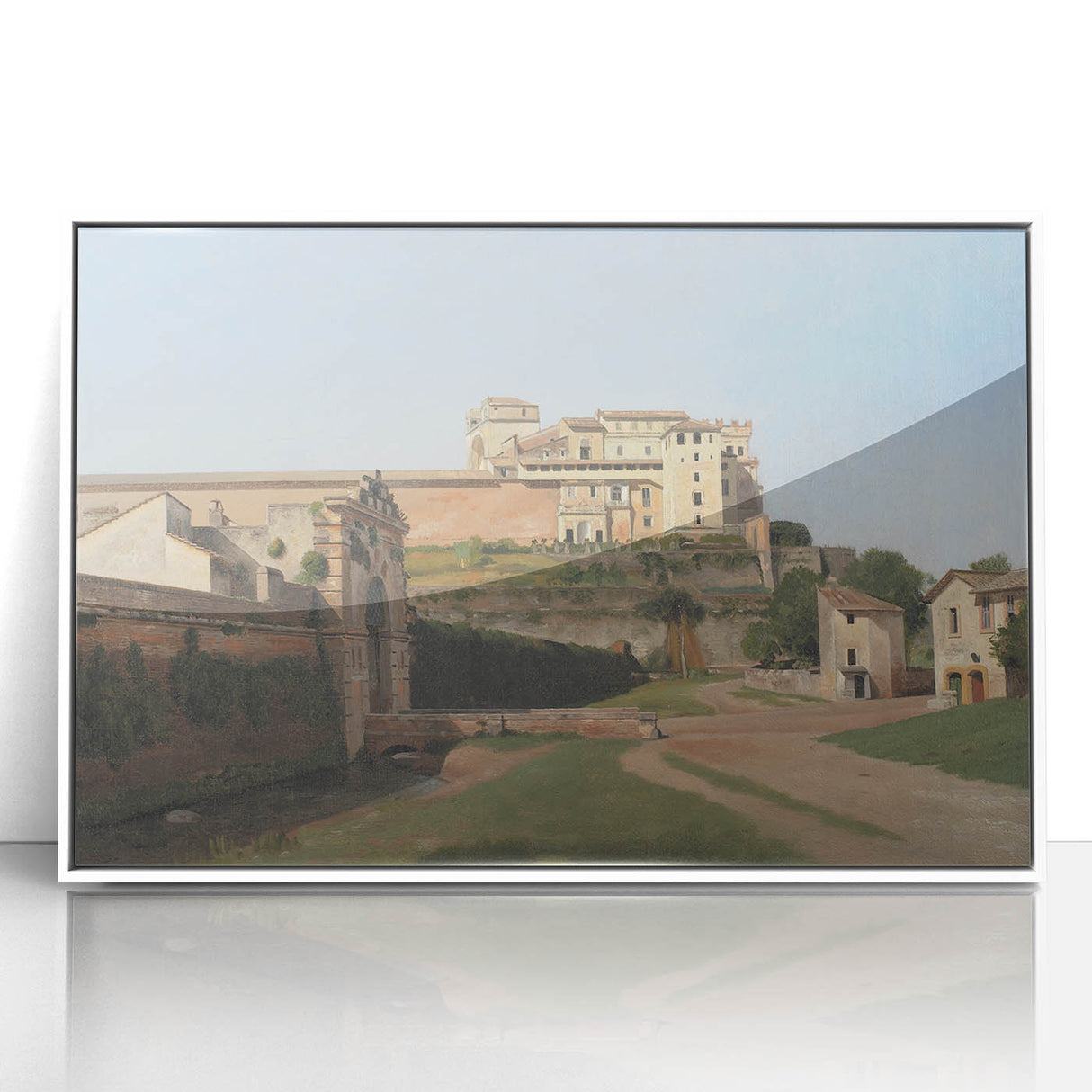 Porta Angelica View - Romanticism Landscape by C.W. Eckersberg