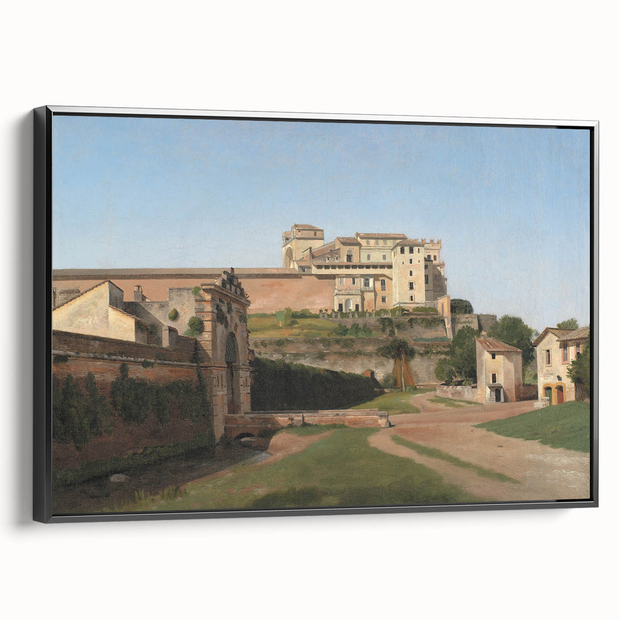 Porta Angelica View - Romanticism Landscape by C.W. Eckersberg