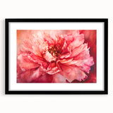 Fiery Bloom Elegance - Modern Living Room Canvas Wall Art