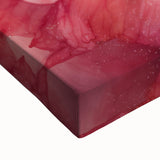 Fiery Bloom Elegance - Modern Living Room Canvas Wall Art