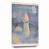 Expressionist Art - Young Woman on the Beach by Edvard Munch