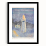 Expressionist Art - Young Woman on the Beach by Edvard Munch