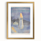 Expressionist Art - Young Woman on the Beach by Edvard Munch