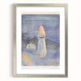 Expressionist Art - Young Woman on the Beach by Edvard Munch