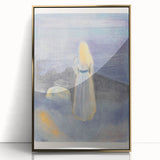 Expressionist Art - Young Woman on the Beach by Edvard Munch