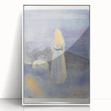 Expressionist Art - Young Woman on the Beach by Edvard Munch