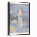 Expressionist Art - Young Woman on the Beach by Edvard Munch