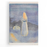 Expressionist Art - Young Woman on the Beach by Edvard Munch