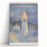 Expressionist Art - Young Woman on the Beach by Edvard Munch