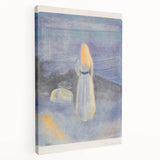 Expressionist Art - Young Woman on the Beach by Edvard Munch