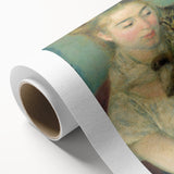 Impressionism Wall Art: Woman with a Cat by Pierre-Auguste Renoir Prints