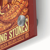 Retro Wall Art - Rolling Stones Concert Poster Santiago 2016