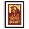 Retro Wall Art - Rolling Stones Concert Poster Santiago 2016