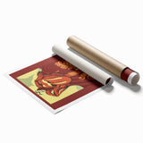 Retro Wall Art - Rolling Stones Concert Poster Santiago 2016