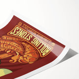 Retro Wall Art - Rolling Stones Concert Poster Santiago 2016