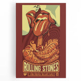 Retro Wall Art - Rolling Stones Concert Poster Santiago 2016
