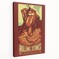 Retro Wall Art - Rolling Stones Concert Poster Santiago 2016