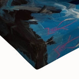 Vibrant Tulip Elegance - Modern Living Room Canvas Wall Art