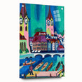 Expressionist Art of Zurich - Vibrant Abstract Expressionism Wall Art