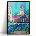 Expressionist Art of Zurich - Vibrant Abstract Expressionism Wall Art